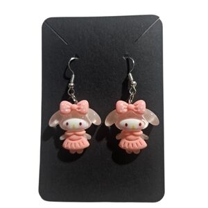 Cute My Melody Charm Earrings
